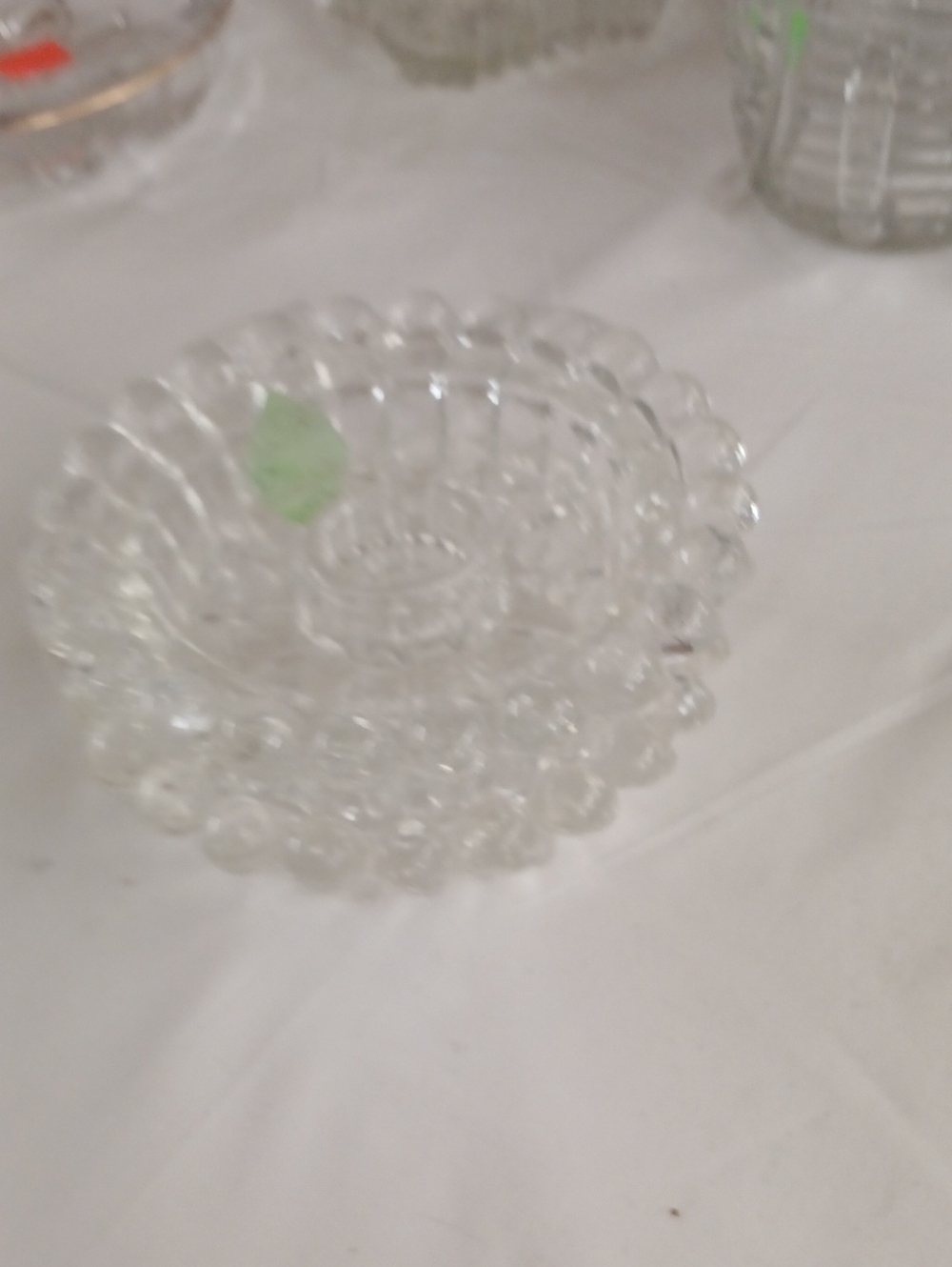 Clear Glass Decorative Bowl - Home Dining Set Of 2